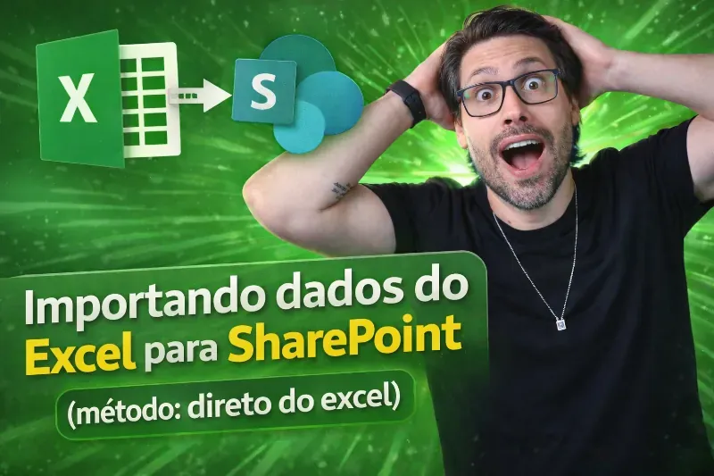 Importar Excel para SharePoint (direto do Excel)